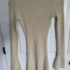 Princess Polly Ribbed Long Sleeve Knit Mini Dress